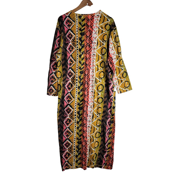 VTG Chicos Button Front Dress XL, Pockets,  Art To Wear, Avant Guard, Eccentric - Picture 2 of 11